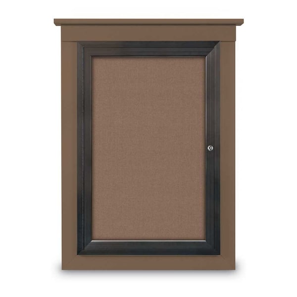 Sliding Glass Enclosed Letterboard, 96"x3
